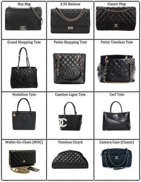 all chanel bag styles|different styles of Chanel bags.